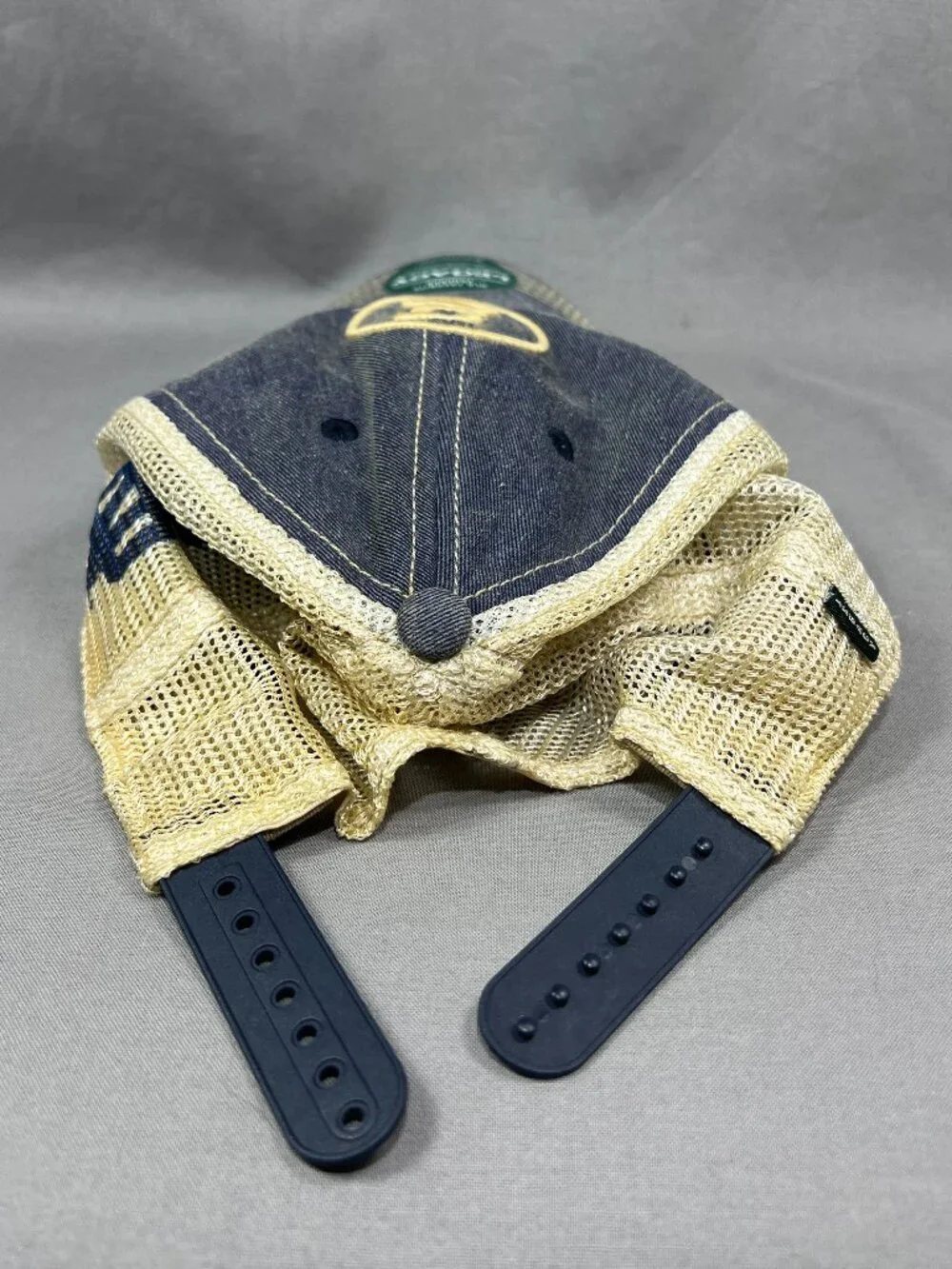 Garth Brooks Concert Notre Dame Legacy Trucker Hat Blue Cream Snapback Dad Cap